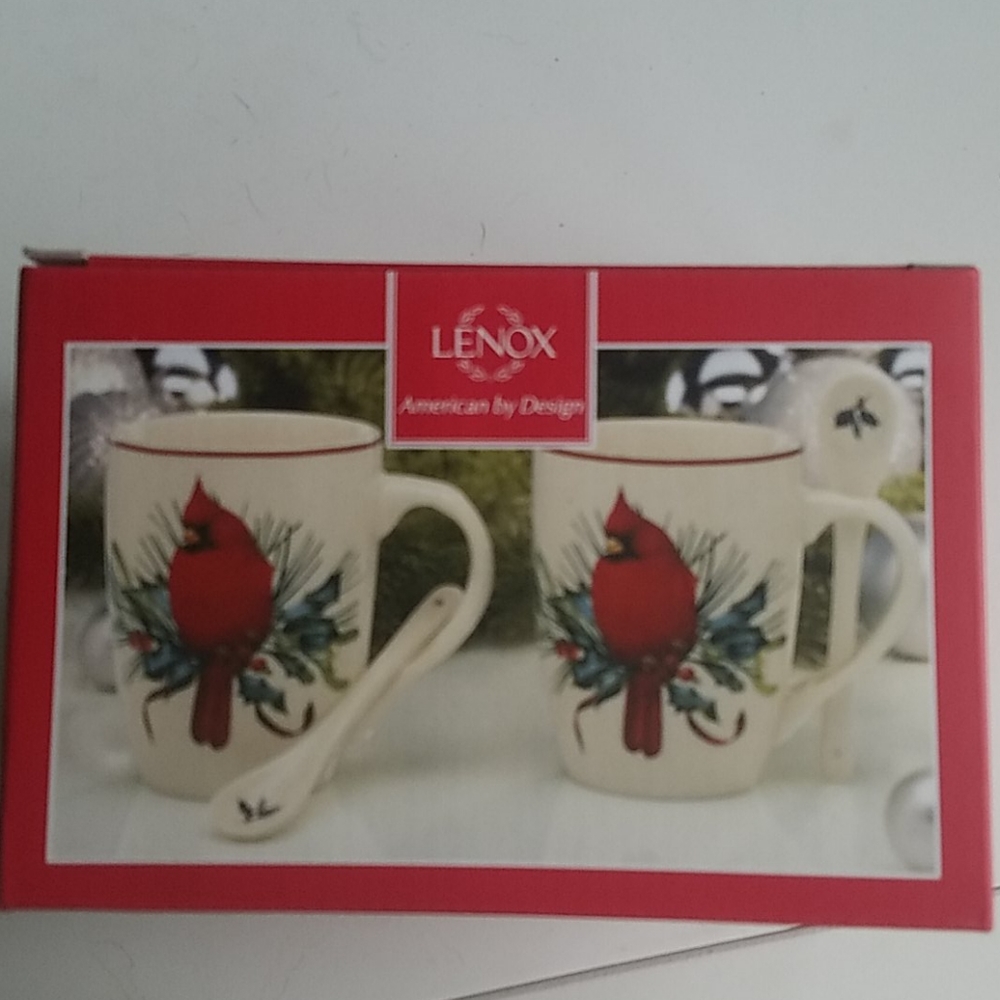 Lenox Cardinal cocoa mug gift set